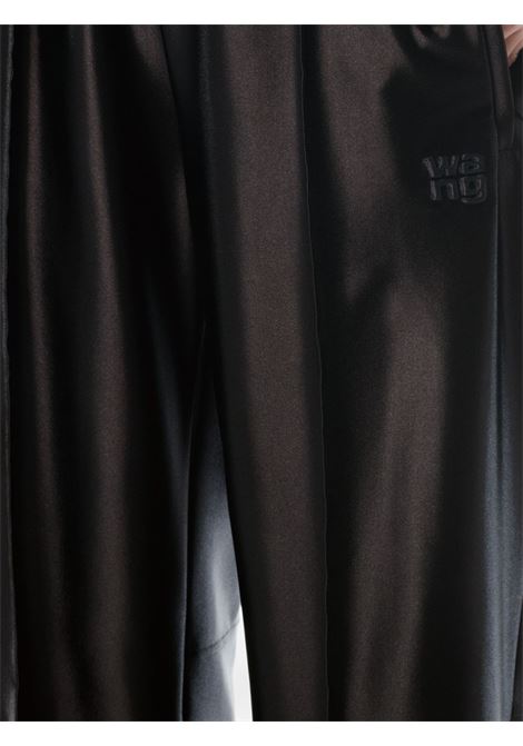 Black satin-finish trousers Alexander wang - women ALEXANDER WANG | 4CC3254923001